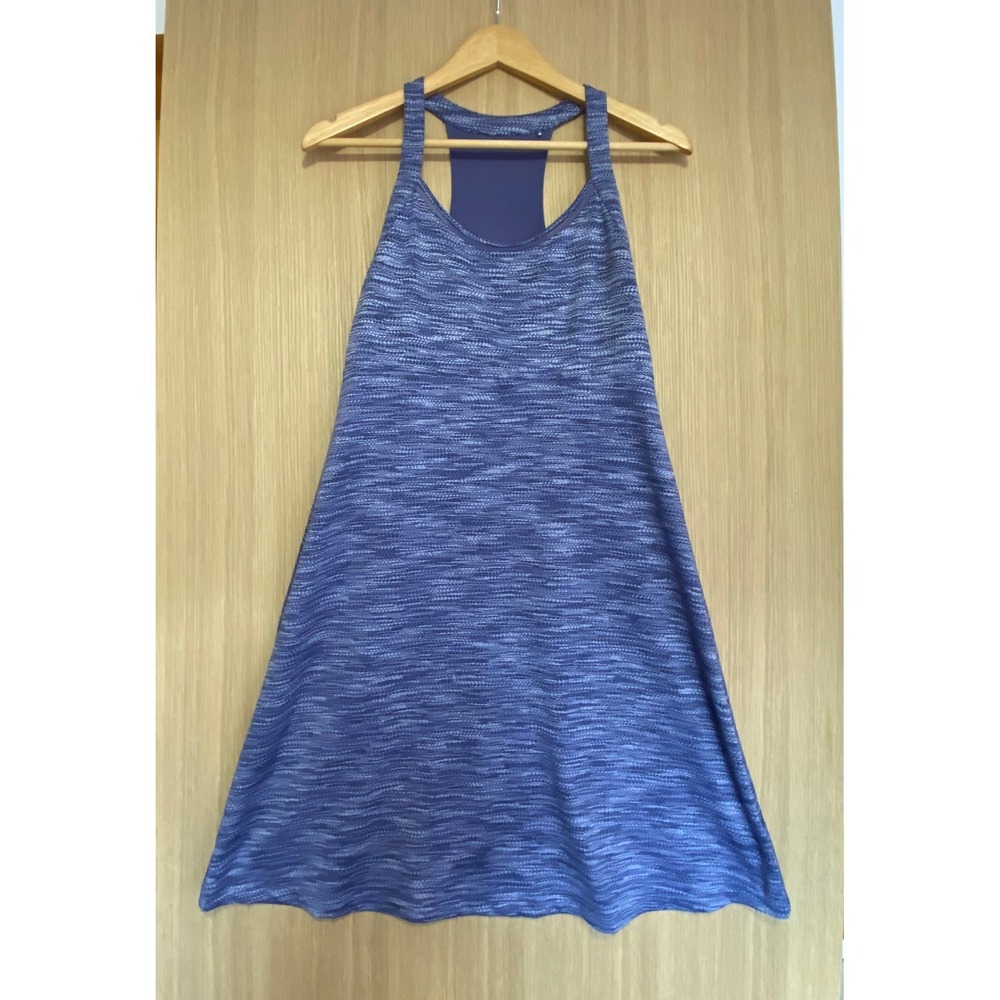 MPG Mondetta Womens Medium Active Dress Purple Space Dye Racerback Shelf Bra
